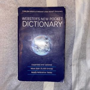 Webster New Pocket Dictionary